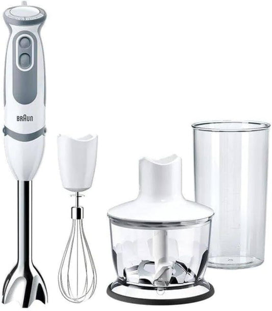 Braun Household MultiQuick 5 Hand Blender, 1000 Watts, 500 ml Chopper - MQ 5235